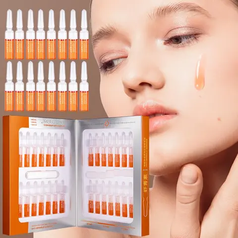 Mercilen Astaxanthin Facial Serum, Anti Aging Serum, Hydrating and Absorbing, Tightens Skin, Reduces Fine Lines, Single Pack, Daily Face Care Cosmetics