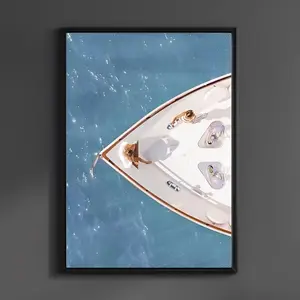 Luxury Yacht Poster, Old Money Yacht Print, Boat Print, Old Money Aesthetic, Luxury Fashion Yacht Club Print, No Frame Poster Prints, Wall Art Home Decor