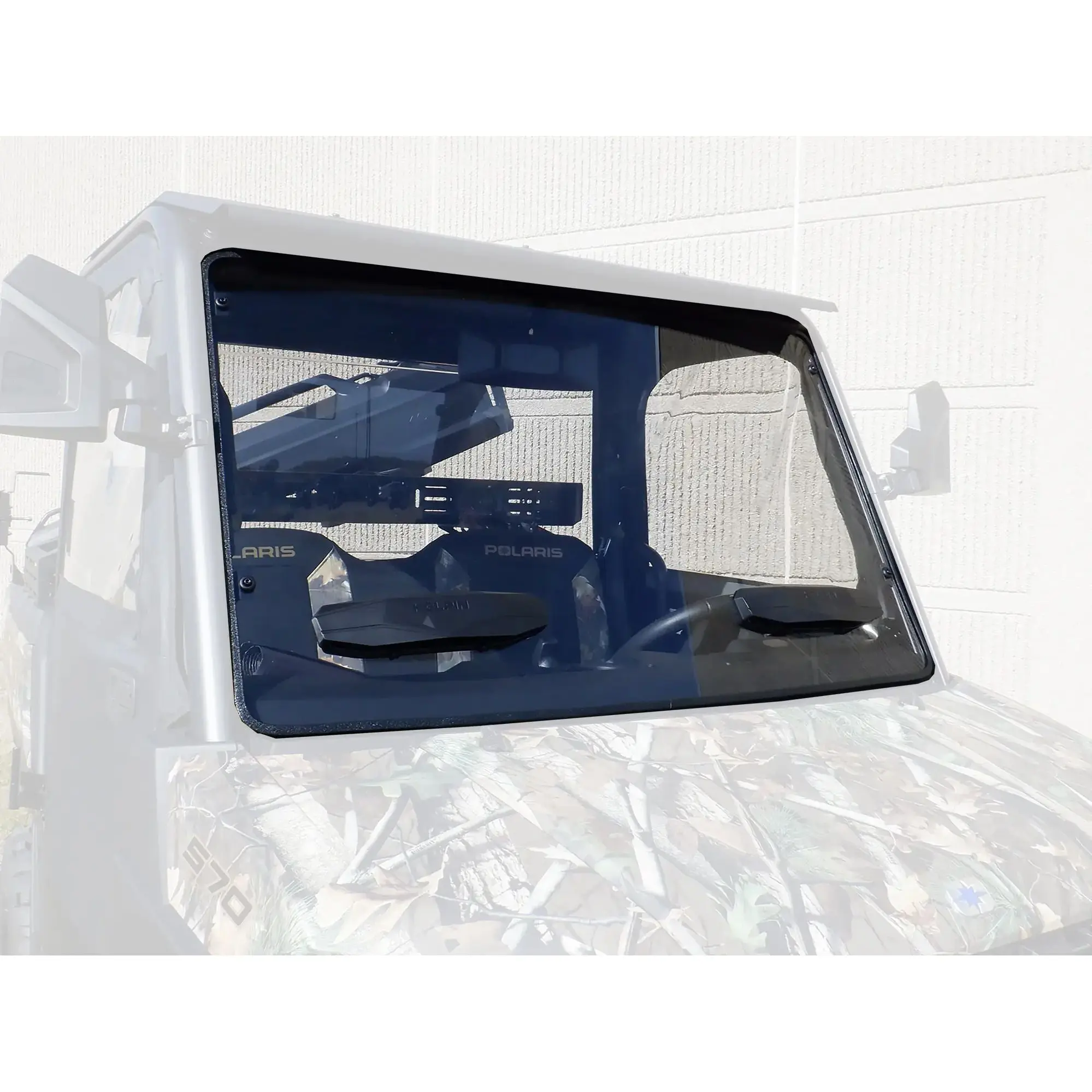 Poly Front Windshield Full Fixed Vented Pol