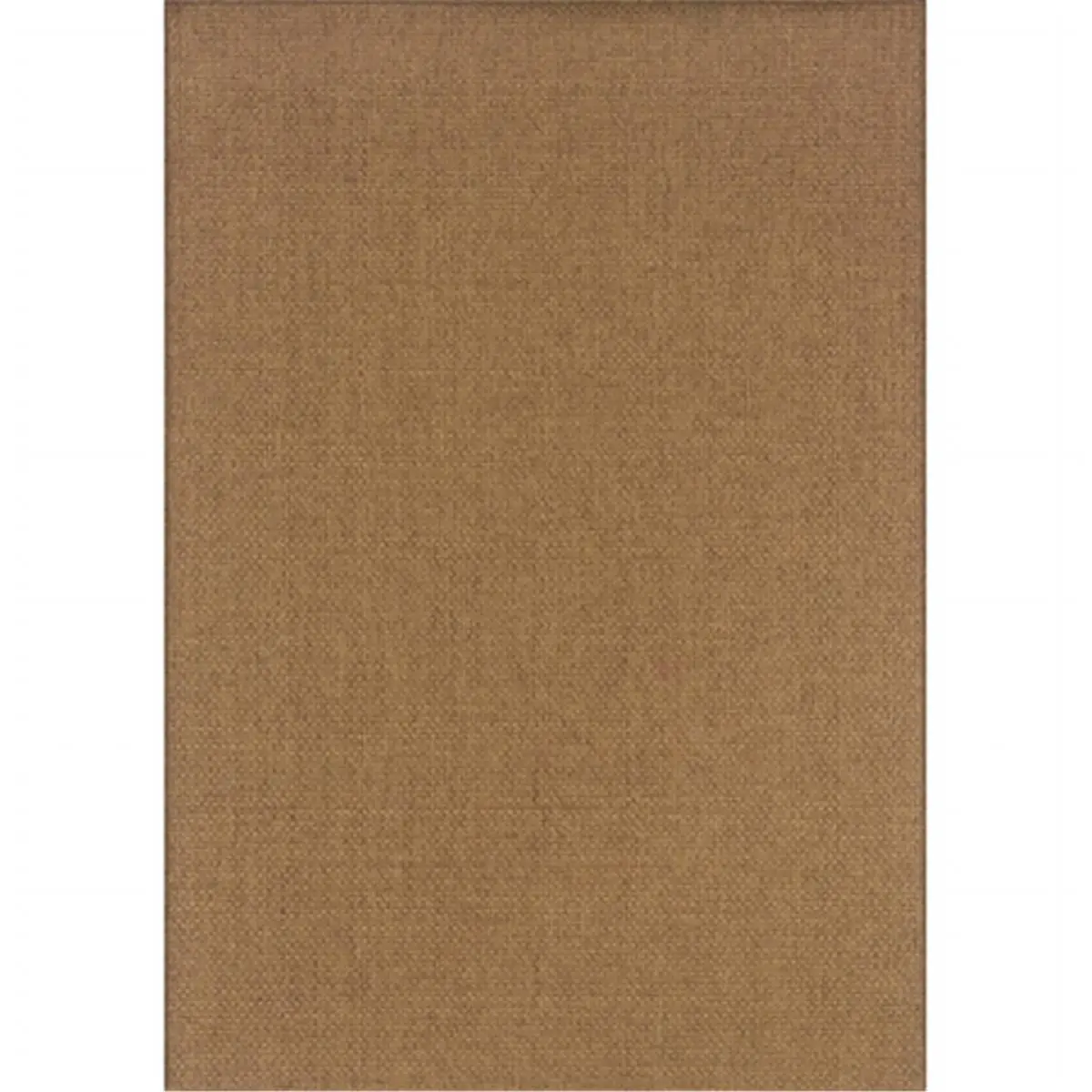 Oriental Weavers Karavia 2160N Solid Polypropylene Rug - Durable Indoor-Outdoor Use, 3 ft. 7 in. x 5 ft. 6 in. Rectangle, Tan