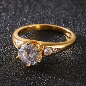 Eternity Ring Oval Cubic Zirconia Love Ring, 18K Gold Plated Stackable Rings for Women, Trendy Wedding Ring for Daily Wear, Sizes 5 to 10, Perfect New Year Gift for Her