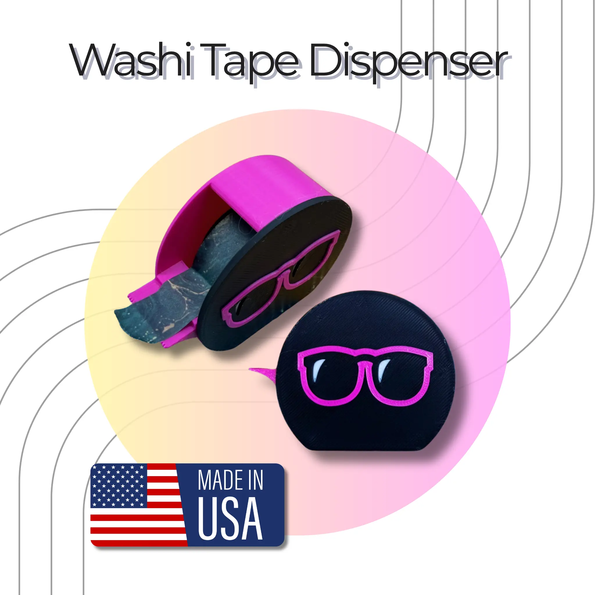 Washi Tape Dispenser for Diamond Art & Junk Journaling