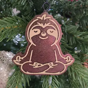 Sloth Meditating Car Freshie, Sloth Car air freshener