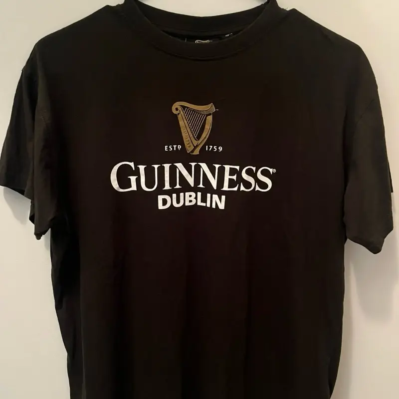 Medium  Guinness Dublin Shirt Menswear Tshirt