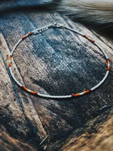 sunset waves western choker