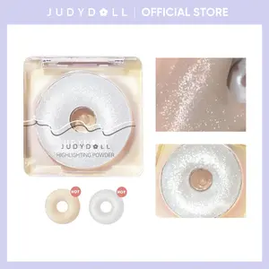 JUDYDOLL Starlight Highlighting Powder, Glitter, Brightening Skin Tone, Enhancing Makeup Color, Highlight, Vibrant Luminosity, Transparent Fine Shimmer, Eye-Catching Sparkle, Color Correction, Convenient To Carry, Valentines Day Gift, New Year