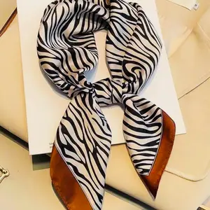 1Pcs Square Silk Scarf, head scarf for women