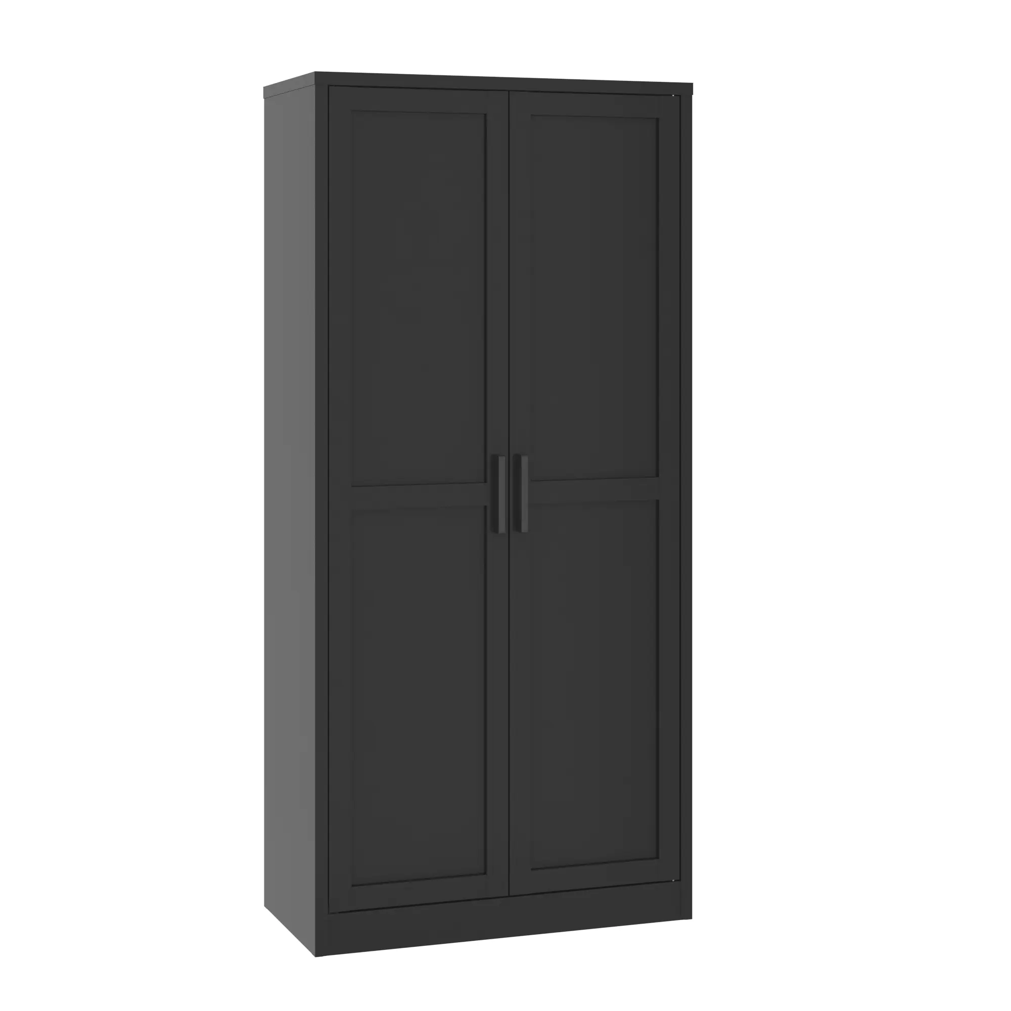 Metal Pantry Cabinet with Adjustable Shelves, Heavy-Duty Metal Storage Cabinet with 2 Doors Organizer for Kitchen, Office, Garage