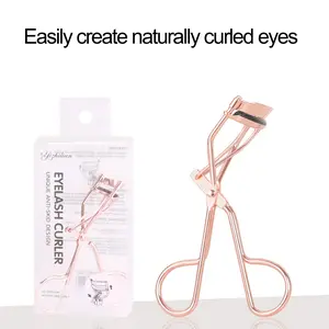 1PC Eyelash Curler in Rose Color, Mini Local Eyelash Curling Tool for Compact Use, Essential Beauty Accessory for Glam Looks,Eyelash Curler