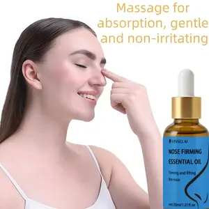 Nose Tightening Massage Essence, Smooths and Lifts Nose Skin, Enhances Elasticity, Suitable for All Skin Types, Gentle, 30ML/1.01fl.oz