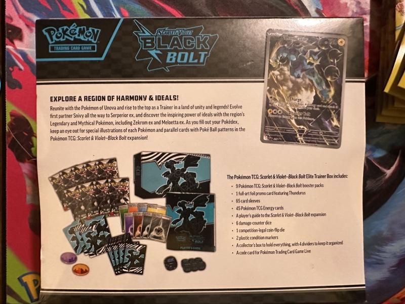 Pokemon TCG: Mega Evolution Black Bolt ETB