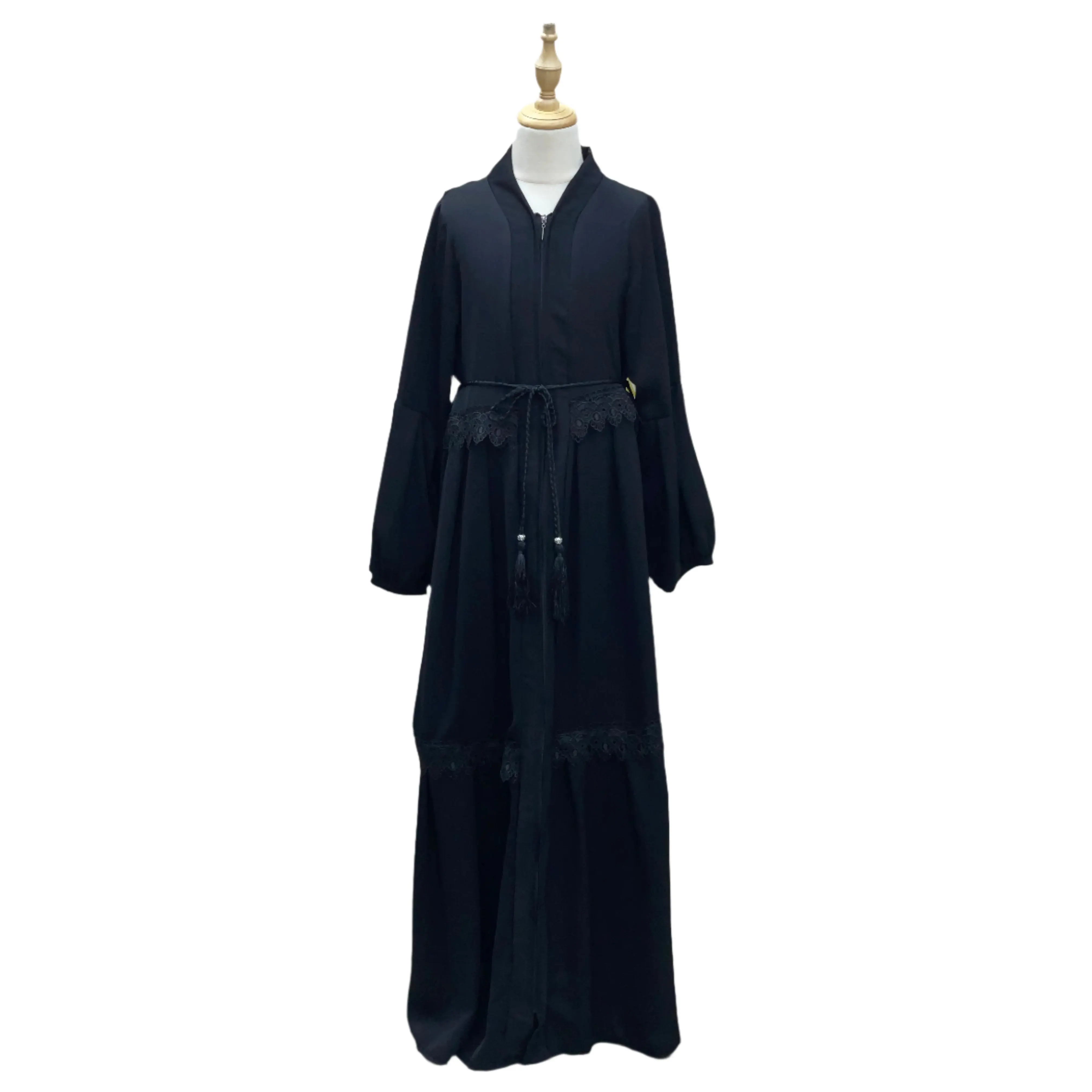 Elegant Girls Black Abaya: Comfort & Modesty with Flowy Design