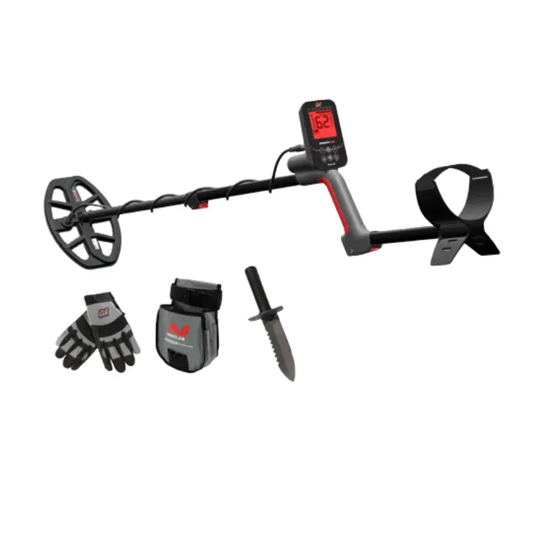 Minelab Vanquish 460 Metal Detector – Multi Frequency Beach & Coin Detector Bundle