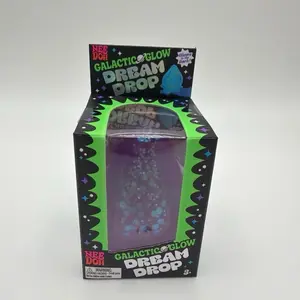 Schylling NeeDoh Purple Galactic Glow Dream Drop, Stress Relief Fidgeting Toy, Sensory Stress Reliever, Toy for Adults & kids