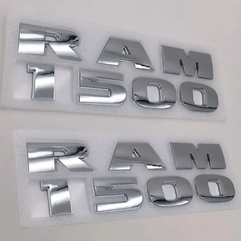 2PCS Set Front Door Emblems Letters Badges Fits For  1500 Model