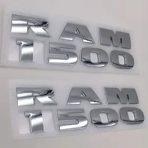 2PCS Set Front Door Emblems Letters Badges Fits For  1500 Model