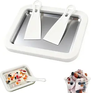 Ice Cream Roll Maker – Instant cold plate turns your favorite flavors into rolled ice cream, soft serve, or frozen yogurt in minutes. No machines, no lines – just pour, scrape, and roll. A sweet DIY party for the whole family.