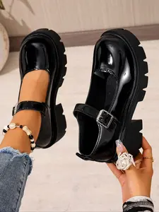 New Women's Oxford Mary Jane Shoes Comfortable Versatile Suitable for All Occasions, Stylish Footwear for Casual Wear, Perfect Gift Idea