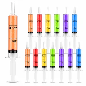 Disposable Jello Shot Syringes - Leak-Proof - 1.5 oz, 2 oz - Festive Party Supplies Tableware Cups