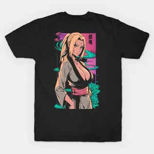 Tsunade – The Legendary Sannin of Naruto T-Shirt – Back Print anime tee