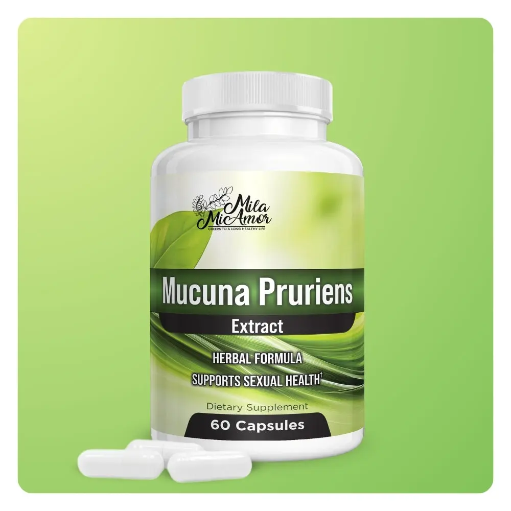 Mucuna Pruriens Extract | Natural Support for Mood, Energy & Vitality | 60 Capsules Mucuna Pruriens Extract | Natural Support for Mood, Energy & Vitality | 60 Capsules
