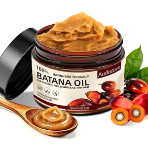 100% Pure Organic Batana Oil (Dr. Sebi Inspired) for Hair Growth with Keratin & Coffee Extract - Thickening & Nourishing Treatment Hair Growth Serum Haircare Supplement Moisturizer Smooth Hydrate hairgrowthoil