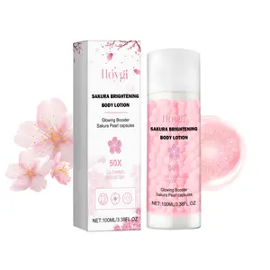 Hoygi Sakura Brightening Body Lotion improves dullness, deeply moisturizes, cleanses back acne, and brightens the skin