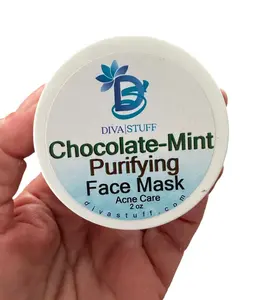 Diva Stuff Chocolate Mint Purifying Face Mask , Detoxifies, Cleanses and Tightens Pores, 2 ounces