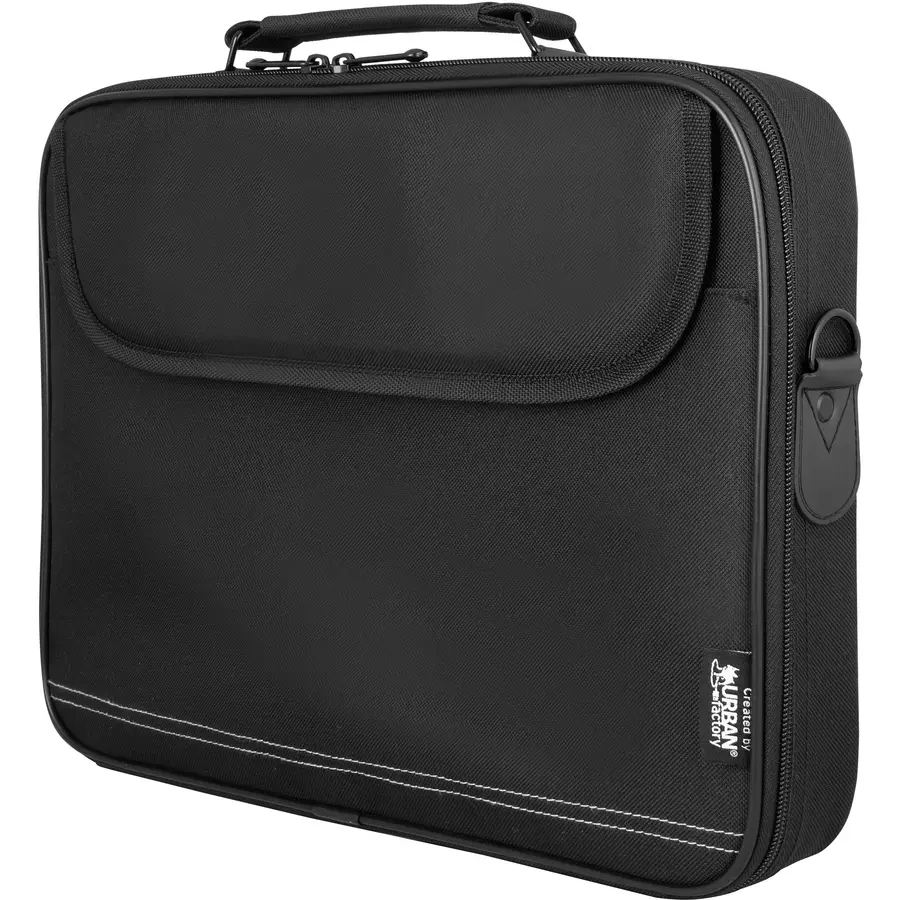 Urban Factory Activ' Carrying Case for 17.3" Notebook, Fabric, Top Handle, Compact Shape