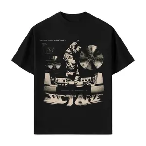 🎤 Octane Album 2026 Edition Graphic Tee – Donny Toliver Official For Toliver Gang, Oversized Streetwear Shirt, Trendy Rap Music Apparel, Vintage Washed Cotton Top, Heavy Cotton Boxy Tee, Unisex Street Fit, Concert & Festival Outfit
