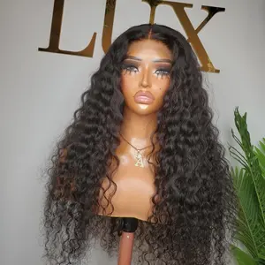 Deepest Curl Full Body 28in 5x5 Closure Unit/ Raw Indian / Unprocessed Human Hair