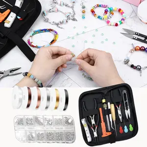 Wire Wrapping For Jewelry Making, Repair and Beading Supplies Kit with Craft Ring Wire, Tools, Pliers and Jewelry Findings