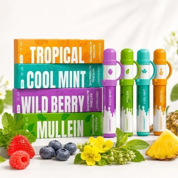 GREENMIST Nasal Inhaler Stick, Aroma Diffuser, Berry Flavor