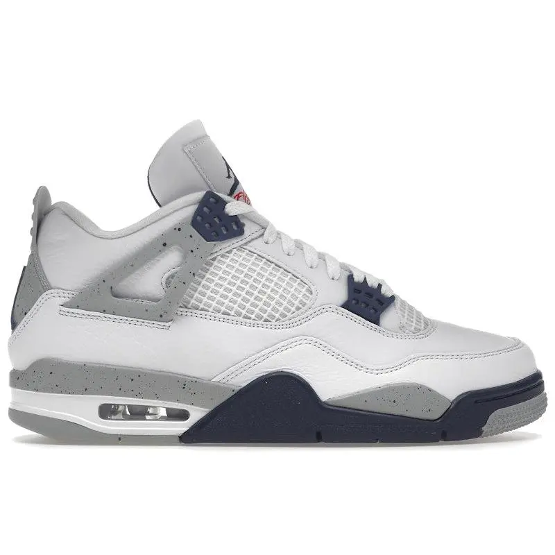 Jordan Men's 4 Retro Midnight Navy Basketball Shoes, from StockX