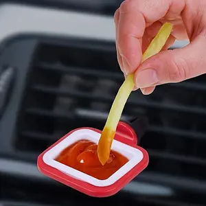 Keep Your Snacks Secure and Accessible with this Universal Car French Fries Holder! Car Organizers
