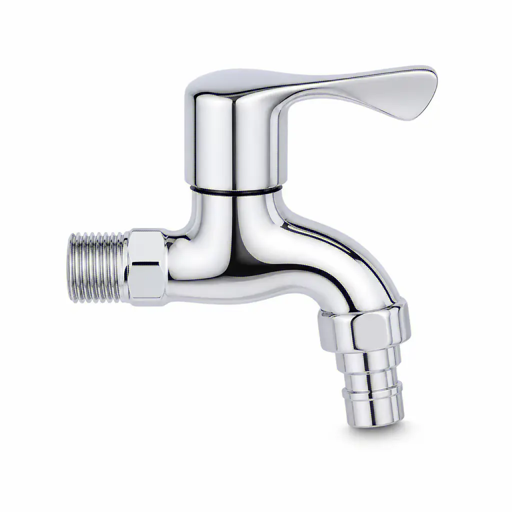 Faucet Faucet All copper washing machine faucets 4 point Wall faucets outdoor garden faucets G1 / 2 person open the tap quickly
