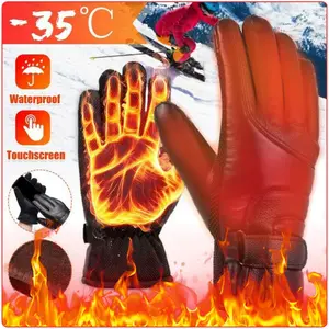 USB Electric Heated Gloves Winter. Touch Screen Hand Warmer for Outdoor Activities