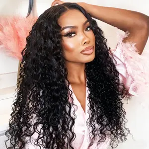 FORGIRL FOREVER 7x5 Pre-Cut Water Wave Glueless Wig Pre Plucked Ready To Wear And Go Wig Natural Water Wave Human Hair Lace Front Wigs