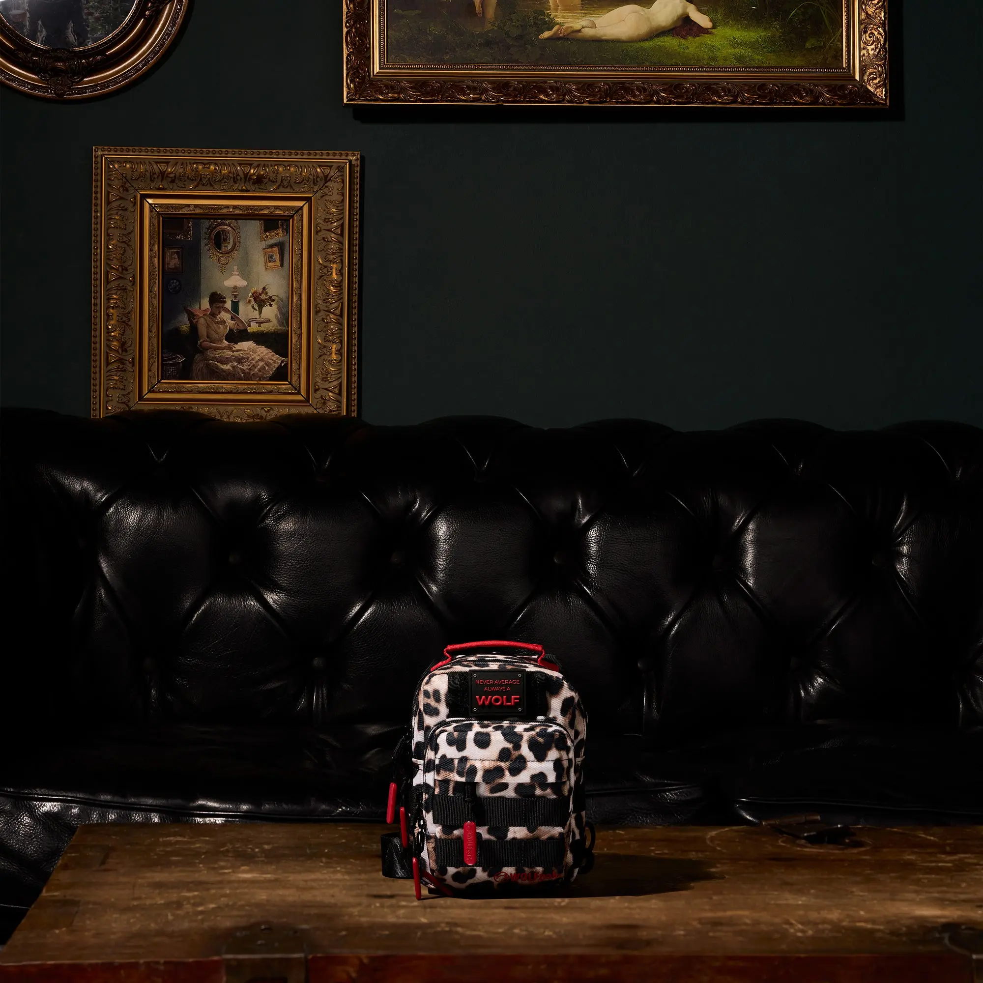 4L Mini Tactical Sling Bag Savage Red Leopard
