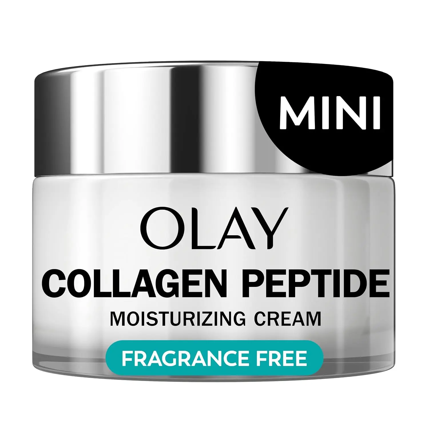 Olay Regenerist Collagen Peptide 24 Face Moisturizer for Women, 24HR Intense Hydration for Face & Neck, Made With Vitamin B3+ for Firm & Smooth Skin, Fragrance-Free, Trial Size 0.5 oz
