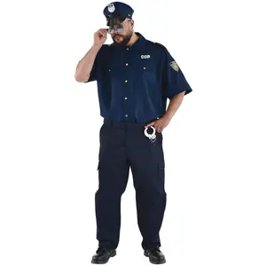 Men's Classic Police Costume Shirt - S/M