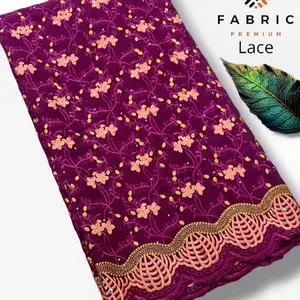 High Quality Swiss Lace Fabric, Tissu Lessi de qualite 5 Yards, 3-5 Days Free  Shipping Worldwide