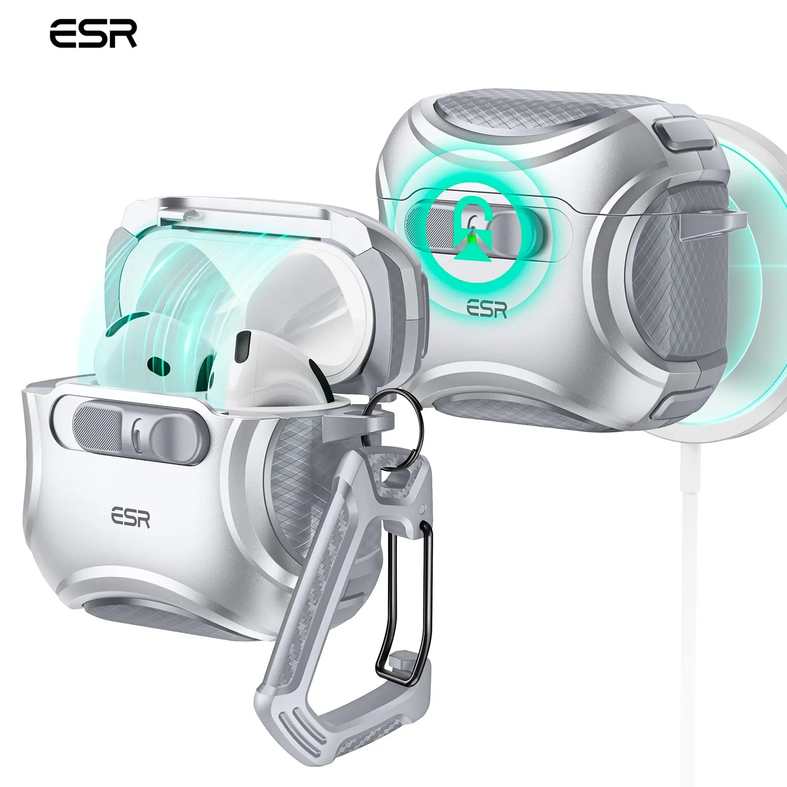 Silver Gray with FilckLock