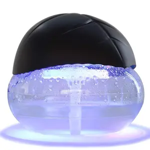 Pet air purifi(Black)Spring Cleaner Air, Healthier Home - Water Filter Air Cleaner For Home Air Purifier- Air Revitalizer Humidifier For Home And Office - Water Filter Air Washer With LED Night Light - Small Essential Oil Aroma Diffuser For Smoke And Pets