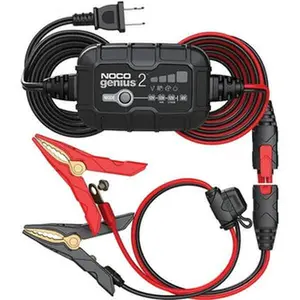 NOCO Automotive Battery Chargers & Jump Starters, Type: Automatic Charger/Maintainer, Amperage Rating: 2.0, Starter Amperage: 0.5, Voltage: 100-240 VAC, Battery Size Group: 6 and 12 Volt GENIUS2