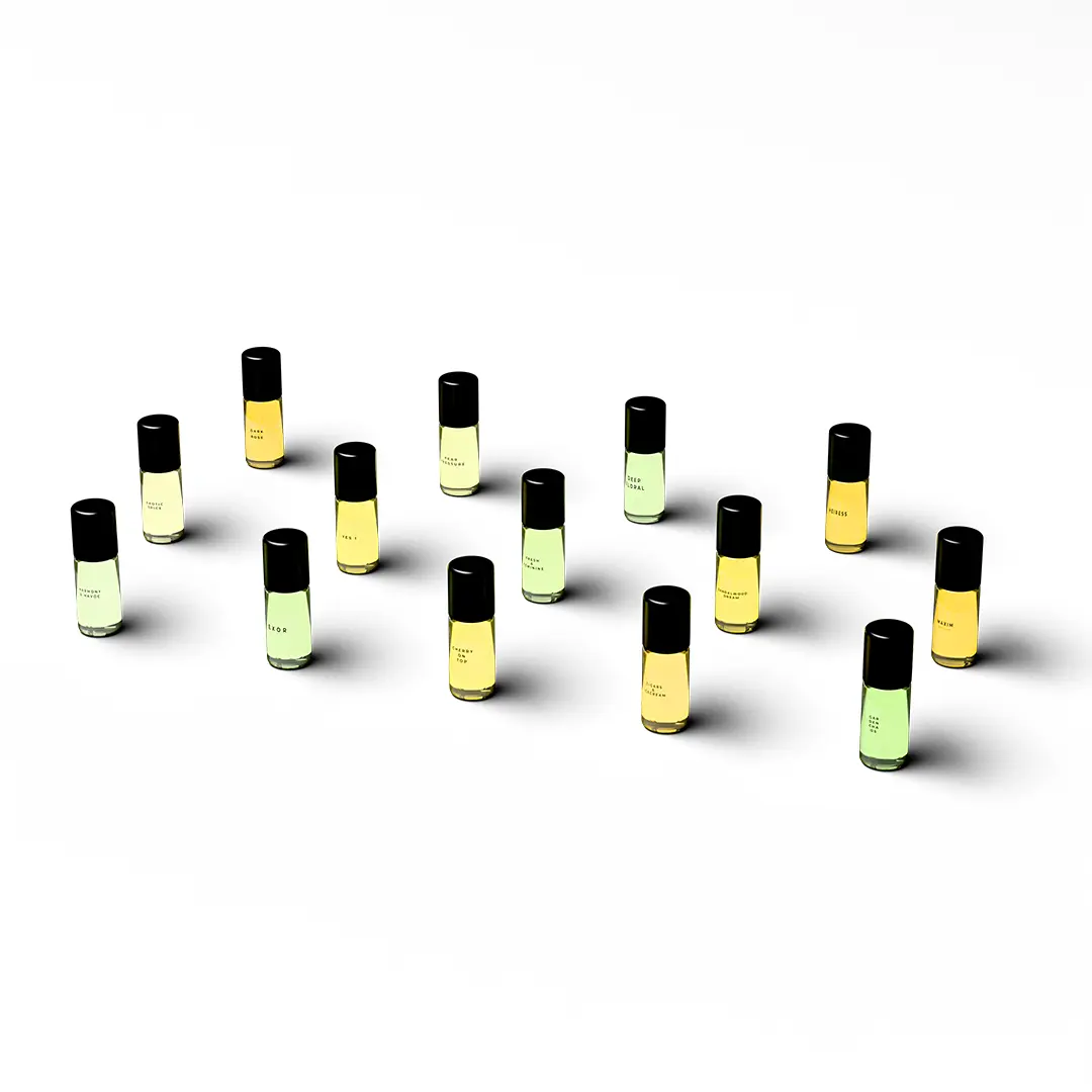 Eternal Perfume Oils Discovery Set – 14 x 3ml, White Vanilla Beach, Fresh & Feminine, Vanilla For Men, Pear Pressure & More Eternal Perfume Oils Discovery Set – 14 x 3ml, White Vanilla Beach, Fresh & Feminine, Vanilla For Men, Pear Pressure & More