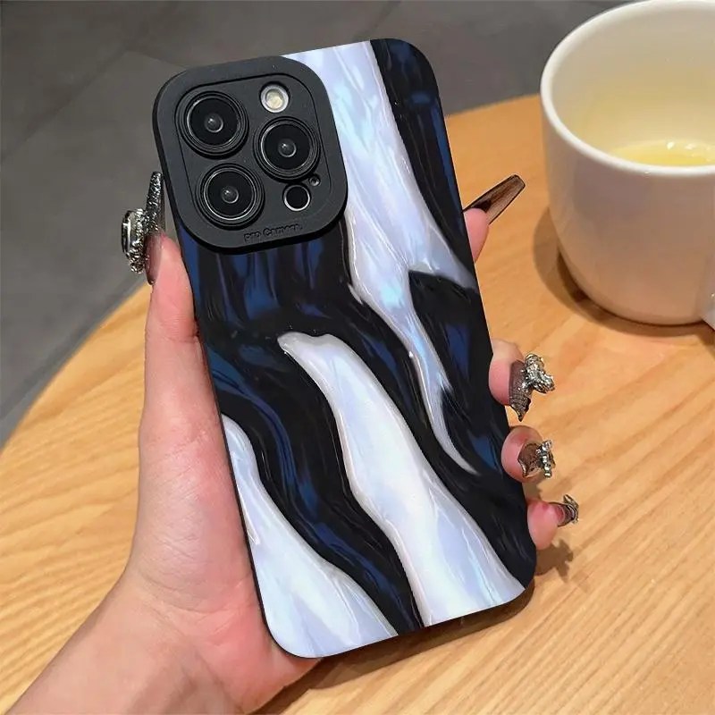 Abstract Art Pattern Phone Case, Anti-drop Cellphone Protective Case, Total Protective Shockproof Mobile Phone Cover for iPhone, Casing