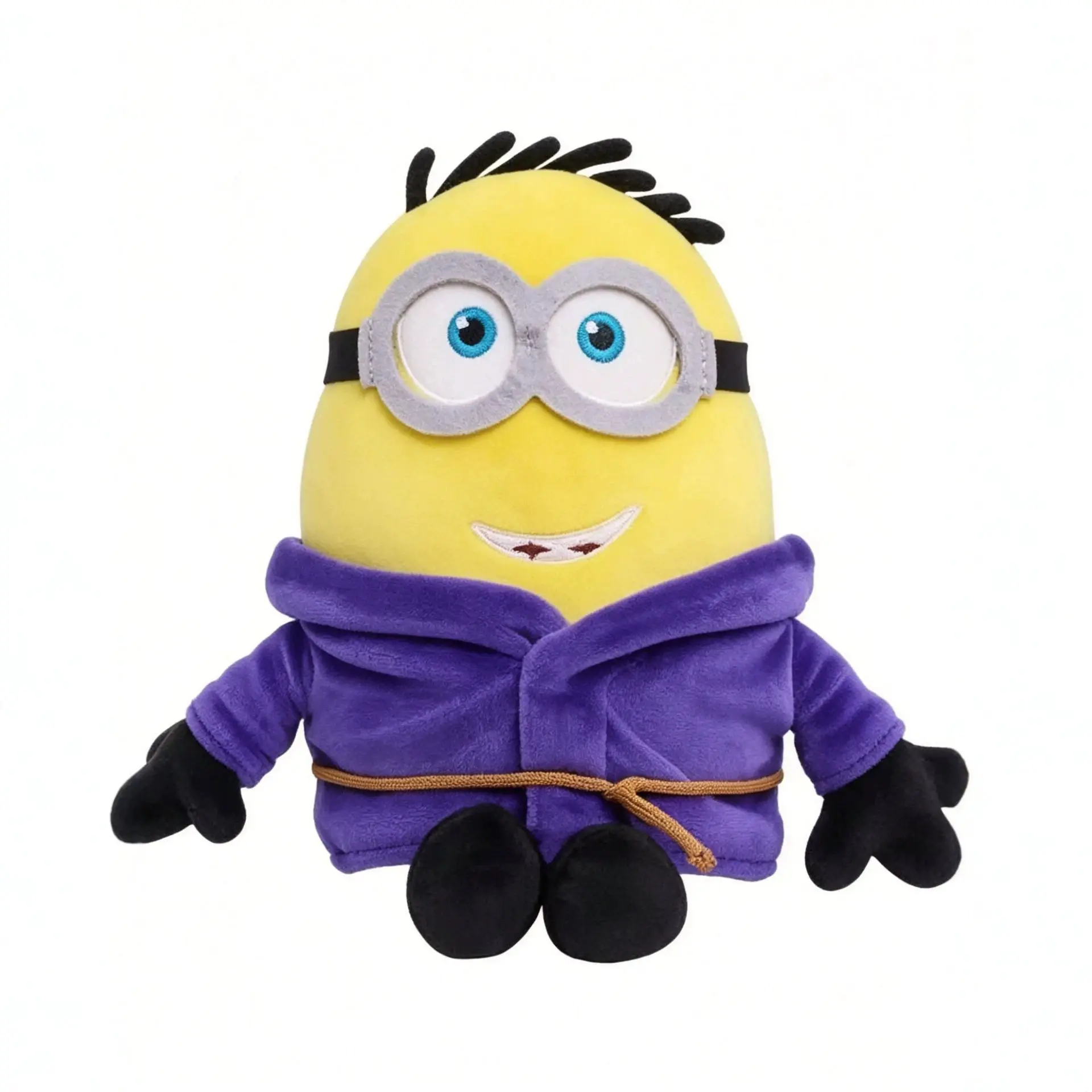 Illumination Minions & Monsters Ed Goomi HenrySquooshy Plush Toy - 8-in Soft Squishy StuffedAnimal, Satisfying Bean-Filled Sensory Fidget Toy,Tactile Plush with Top Hairs, Kids Birthday/Christmas Gift Ages 3+
