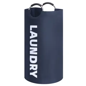 Oxford cloth laundry bag dirty clothes storage basket foldable bathroom clothes bucket large capacity dirty clothes basket wholesale