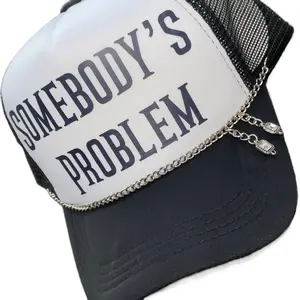 Somebody's Problem Trucker Hat - Unisex, Black